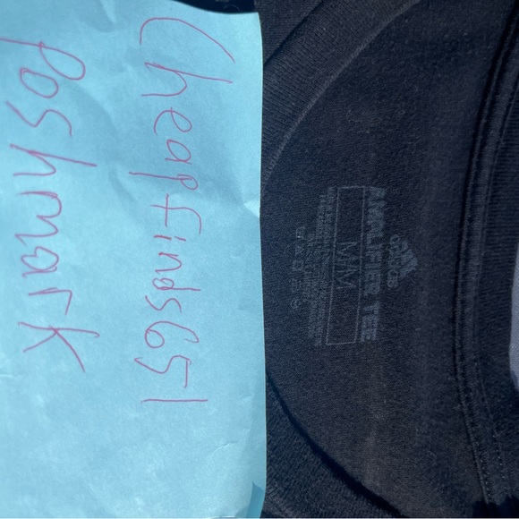 Adidas “Amplifier Tee” Black *BARELY WORN* - Picture 3 of 4